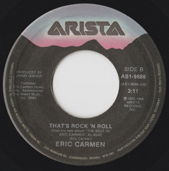 Eric Carmen - Make Me Lose Control - 1988