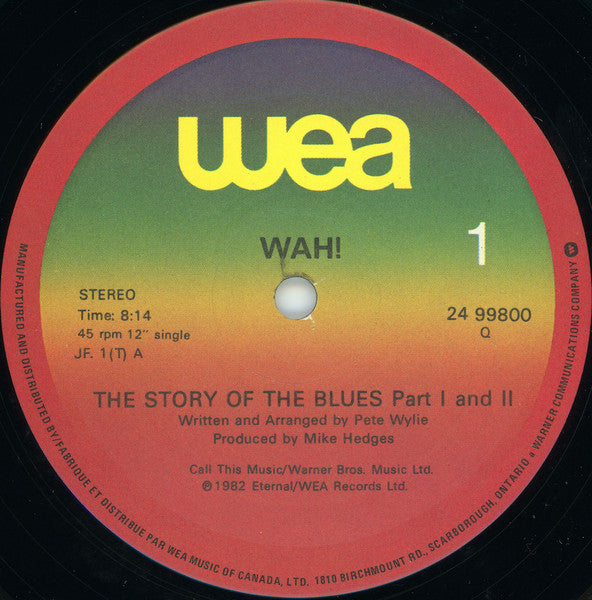 Wah! - The Story Of The Blues - 1982
