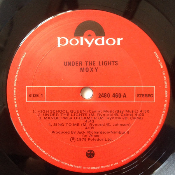 Moxy - Under The Lights - 1978