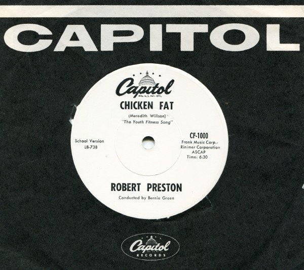 Robert Preston - Chicken Fat - 1961