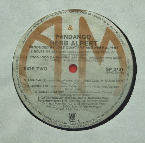 Herb Alpert - Fandango