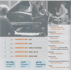 Marilyn Crispell, Mark Dresser, Gerry Hemingway - Play Braxton (CD) - 2012