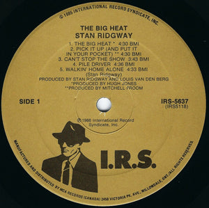 Stan Ridgway - The Big Heat - 1986