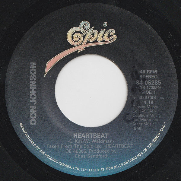 Don Johnson - Heartbeat - 1986