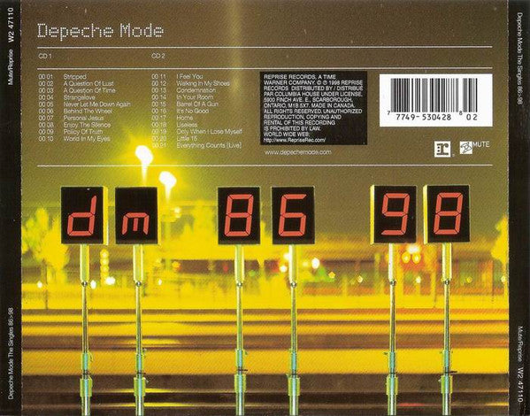 Depeche Mode - The Singles 86>98 (CD) - 1998