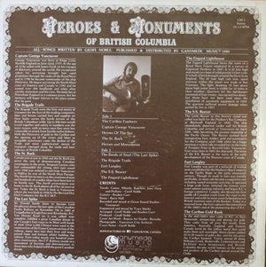 Geoff Noble - Heroes & Monuments Of British Columbia - 1980