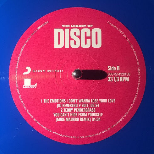 Various - The Legacy Of Disco