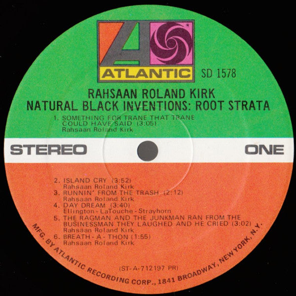 Roland Kirk - Natural Black Inventions: Root Strata - 1971