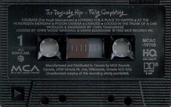 The Tragically Hip - Fully Completely