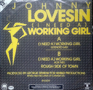 Johnny Lovesin - (I Need A) Working Girl - 1983