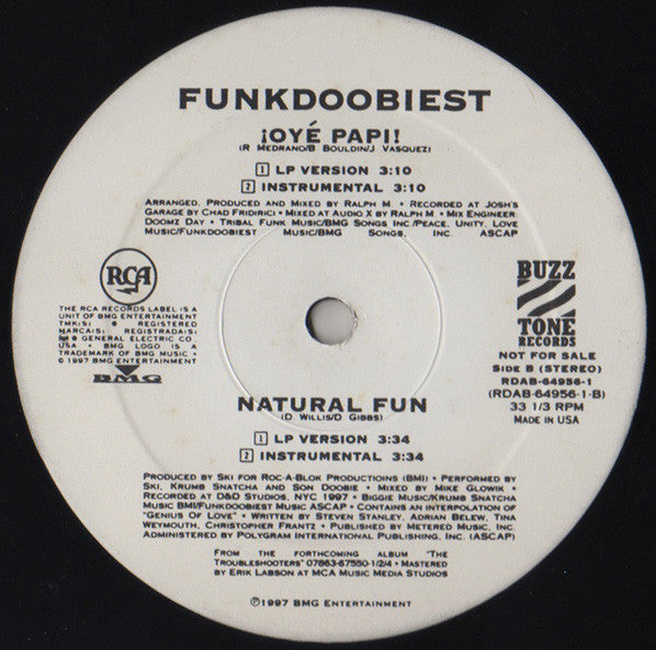Funkdoobiest - Oyé Papi! / Natural Fun - 1997