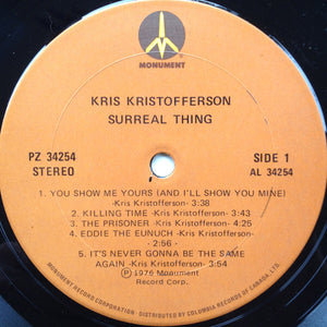 Kris Kristofferson - Surreal Thing - 1976