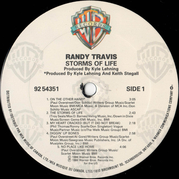 Randy Travis - Storms Of Life - 1986