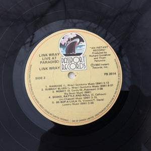 Link Wray - Link Wray Live At The Paradiso - 1980