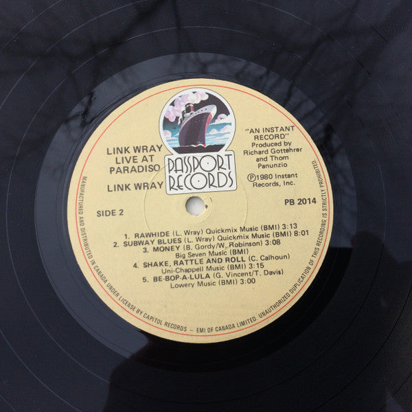 Link Wray - Link Wray Live At The Paradiso - 1980