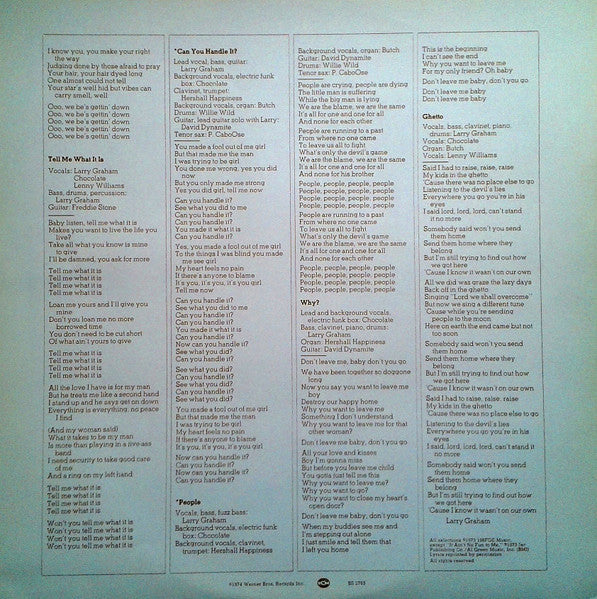 Graham Central Station - Graham Central Station - 1974