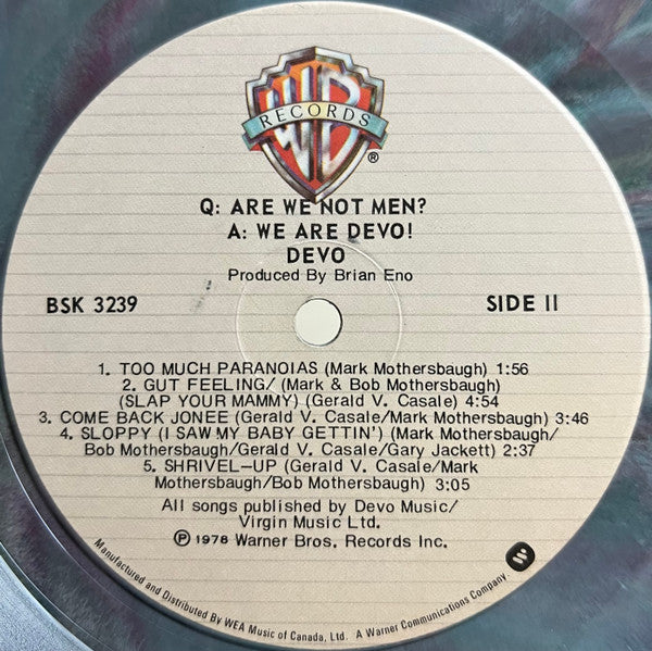 Devo - Q: Are We Not Men? A: We Are Devo!