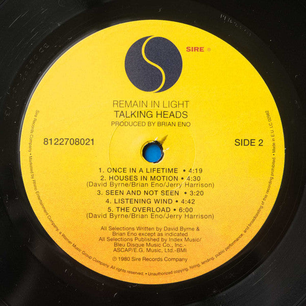 Talking Heads - Remain In Light - 2013