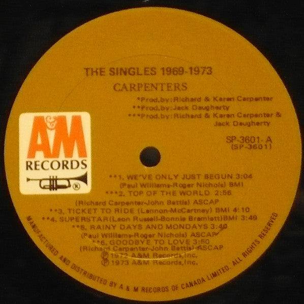 Carpenters - The Singles 1969-1973 - 1973