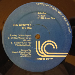 Ben Webster - My Man - Live At Montmartre 1973 - 1976