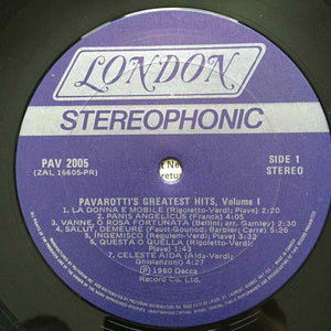 Luciano Pavarotti - Pavarotti's Greatest Hits (Volume One) - 1980