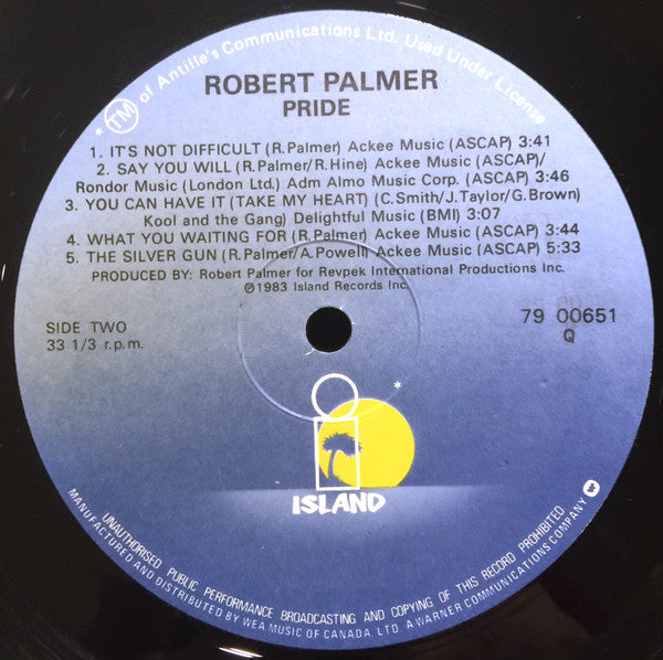 Robert Palmer - Pride