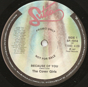 The Cover Girls - Because Of You Vinyl Record