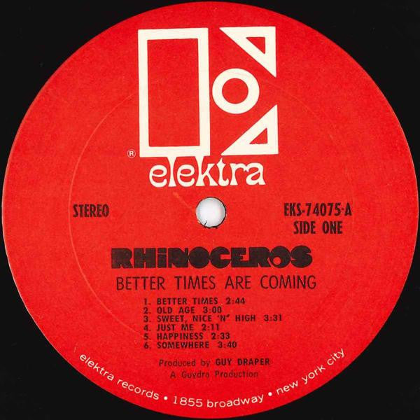 Rhinoceros - Better Times Are Coming - 1970