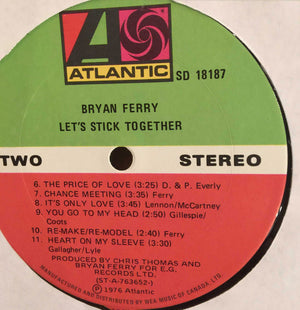 Bryan Ferry - Let's Stick Together - 1976