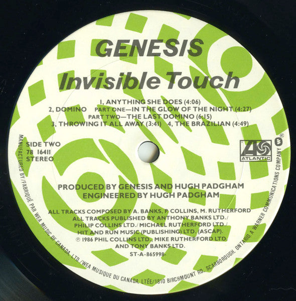 Genesis - Invisible Touch - 1986