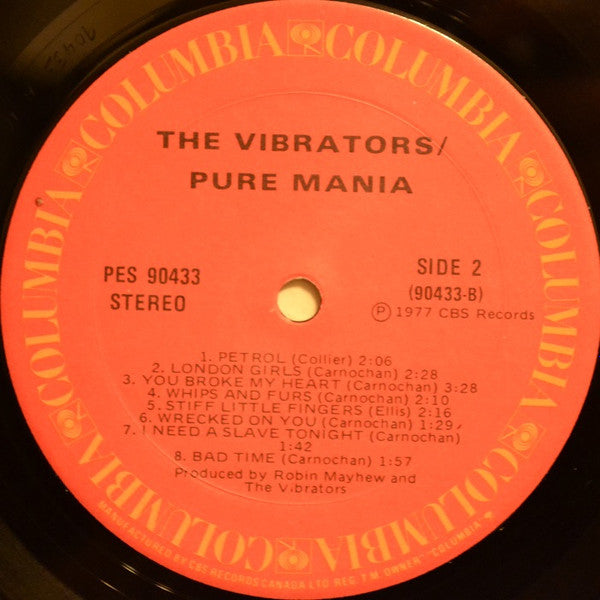 Vibrators, The - Pure Mania - 1977