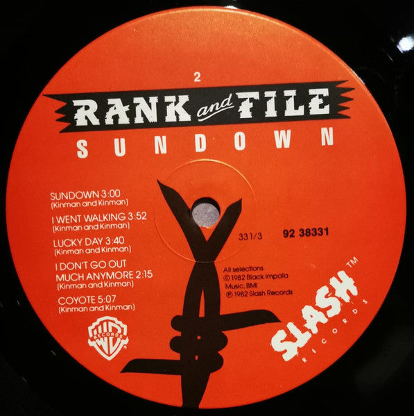 Rank & File - Sundown
