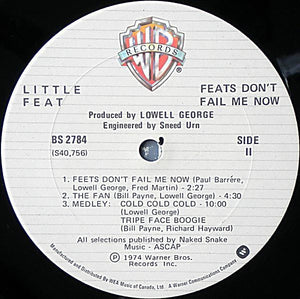 Little Feat - Feats Don't Fail Me Now - 1979