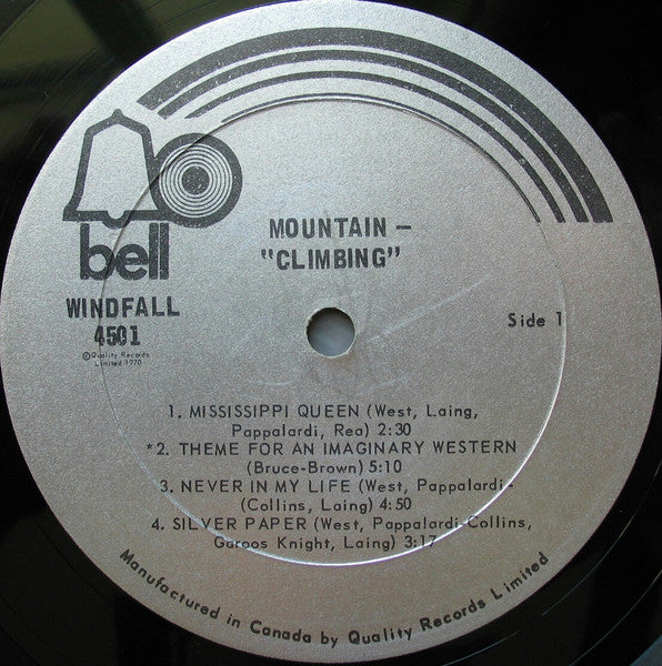 Mountain - Climbing! Vinyl Record