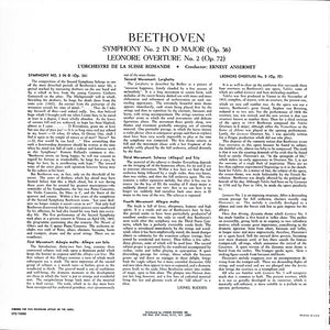 Ludwig Van Beethoven - Symphony No. 2 In D Major (Op. 36) / Leonore Overture No. 2 (Op. 72)