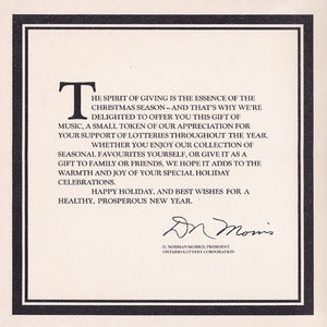 Orpheus Choir Under The Direction Of Brainerd Blyden-Taylor - 'Tis The Season -