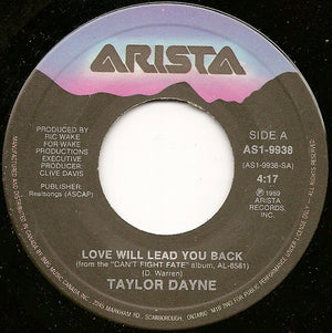 Taylor Dayne - Love Will Lead You Back Vinyl Record