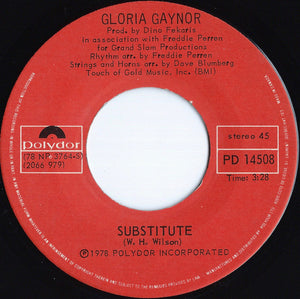 Gloria Gaynor - I Will Survive / Substitute Vinyl Record