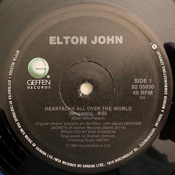 Elton John - Heartache All Over The World 1986 - Quarantunes
