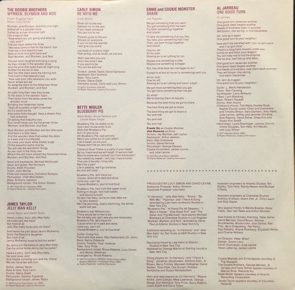 Various -  In Harmony - A Sesame Street Record  - 1980