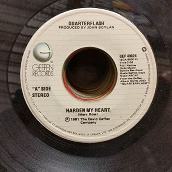 Quarterflash - Harden My Heart Vinyl Record