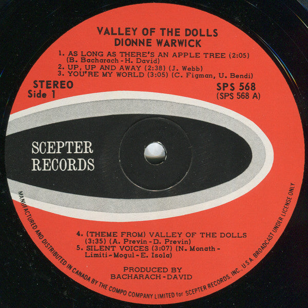 Dionne Warwick - Valley Of The Dolls