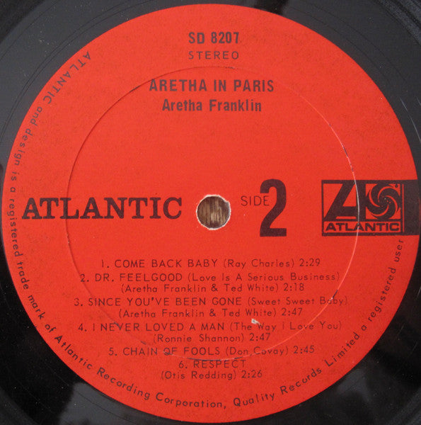 Aretha Franklin - Aretha In Paris - 1968