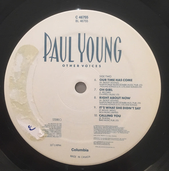 Paul Young - Other Voices - 1990