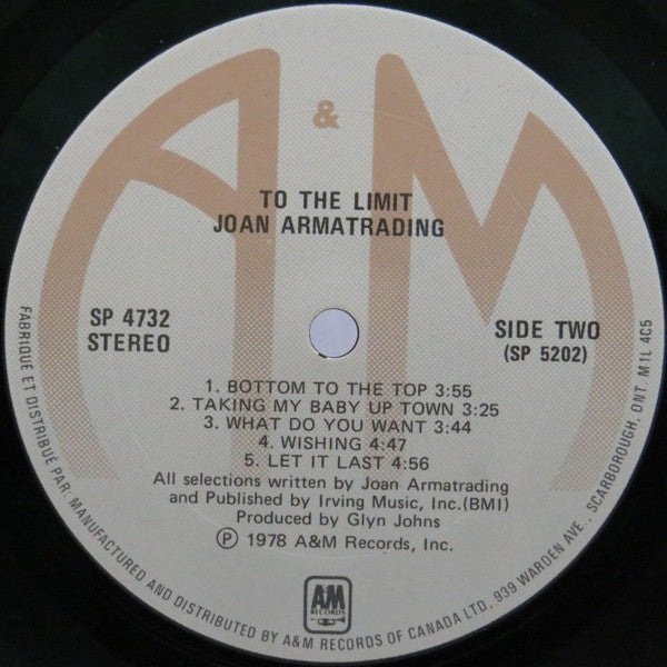 Joan Armatrading - To The Limit - 1978