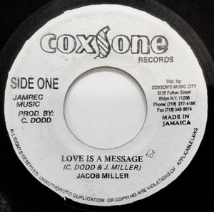 Jacob Miller - Love Is A Message Vinyl Record