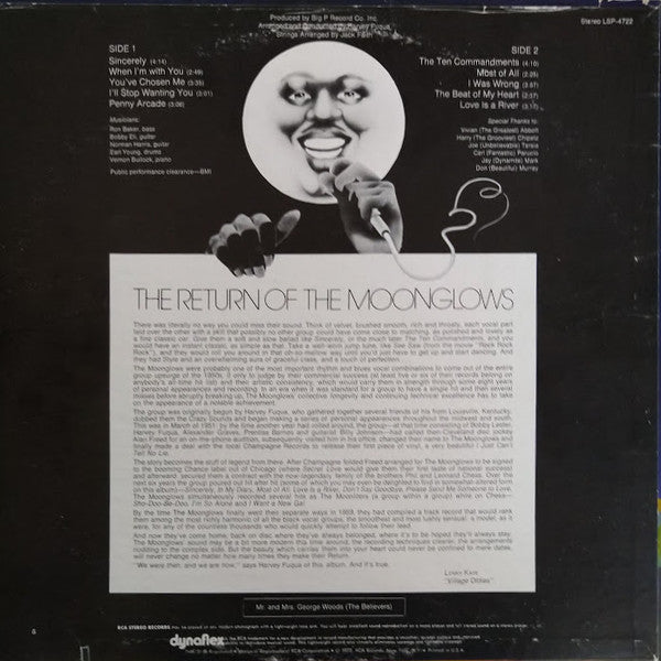 Moonglows, The - The Return Of The Moonglows - 1972