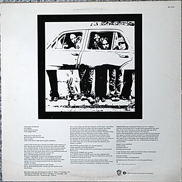 Little Feat - Feats Don't Fail Me Now - 1979