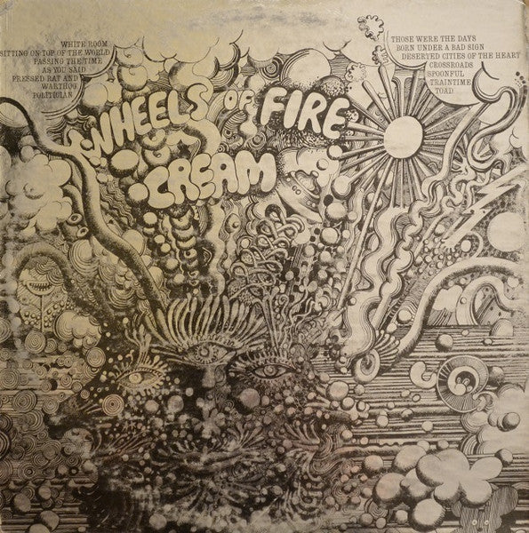 Cream  - Wheels Of Fire Vinyl Record