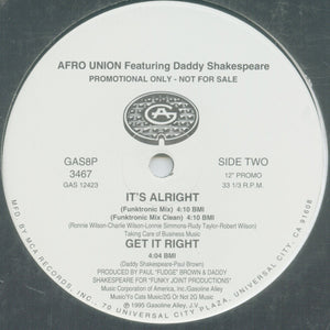 Afro Union - It's Alright